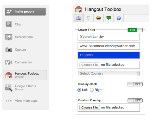 Hangout Toolbox